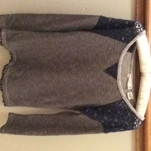 Beautiful and unique Miss Me sweater!